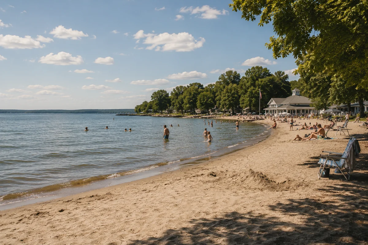 The Public Beach — Oneida Lake, Sylvan Beach